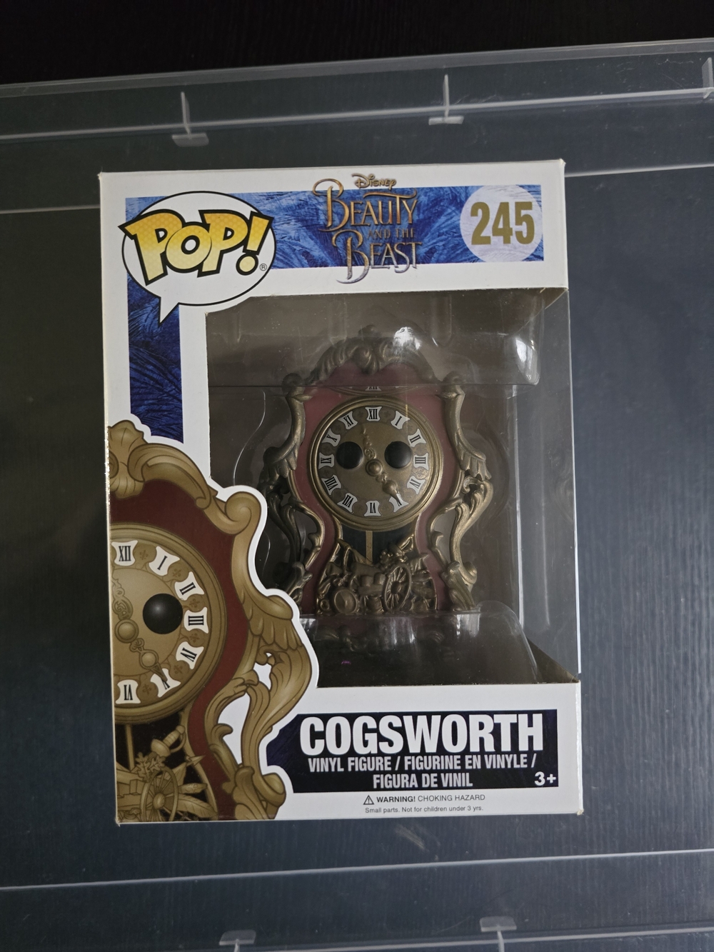 Funko Pop! Disney Beauty and the Beast Cogsworth #245